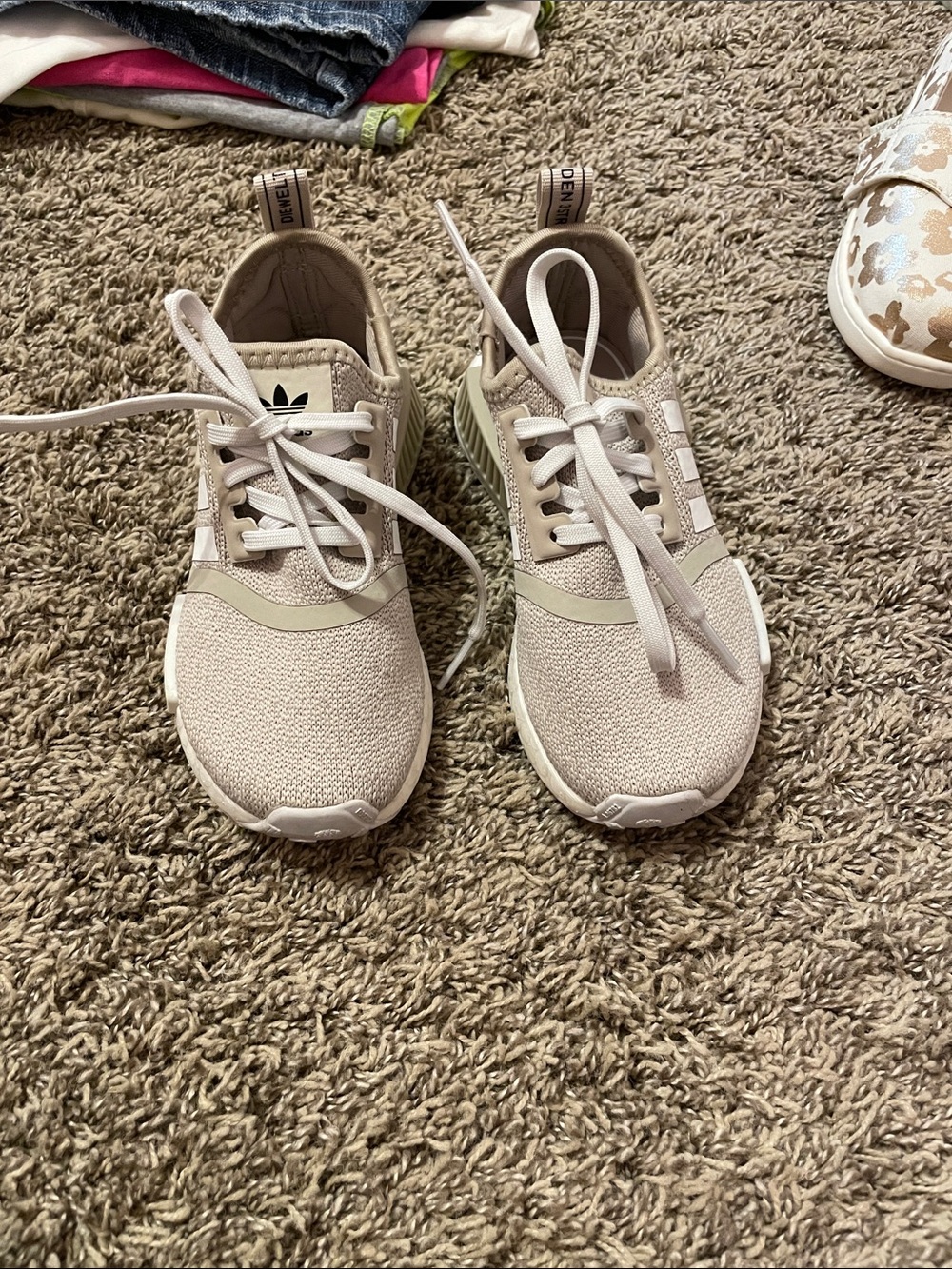 adidas Kids Light Beige/Taupe Sneakers
